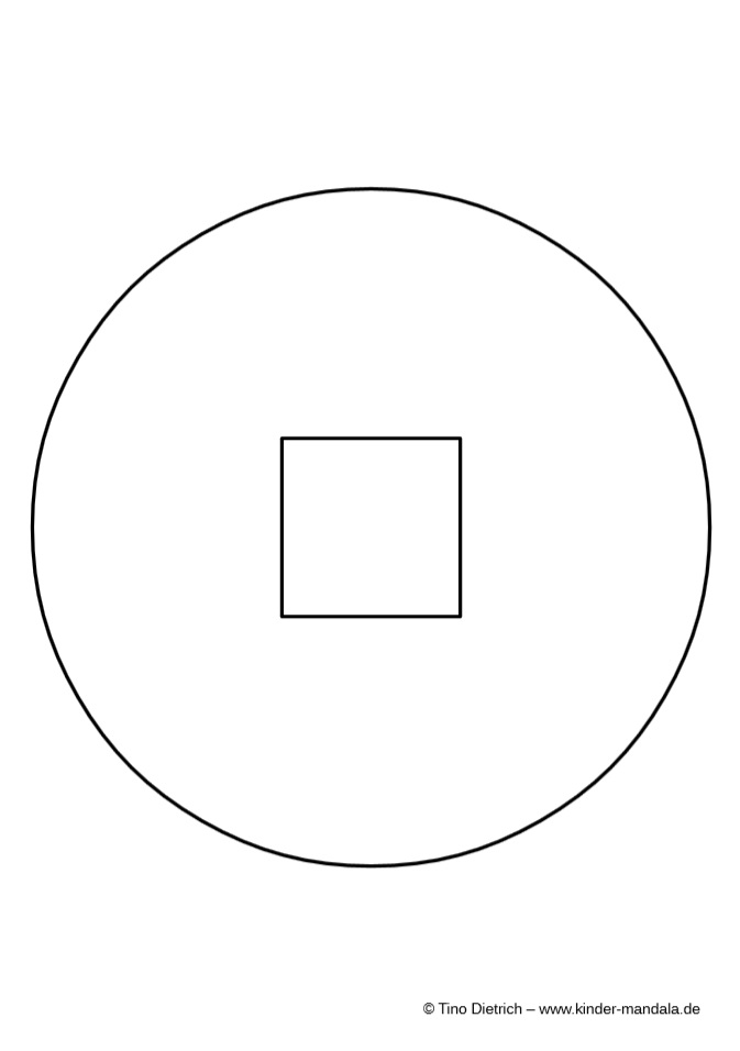 Mandala 1 Quadrat