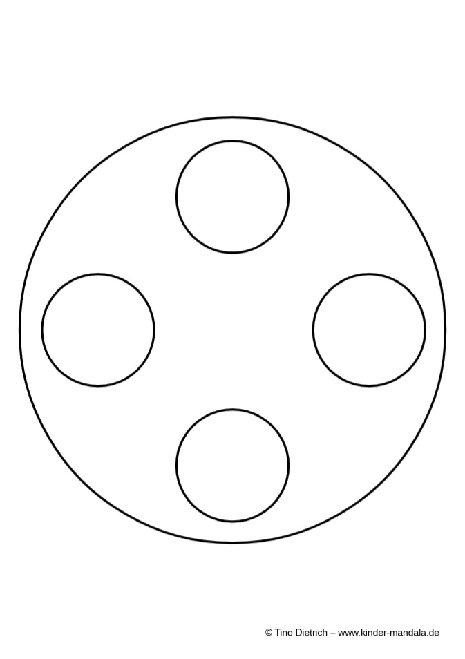 Mandala 4 Kreise