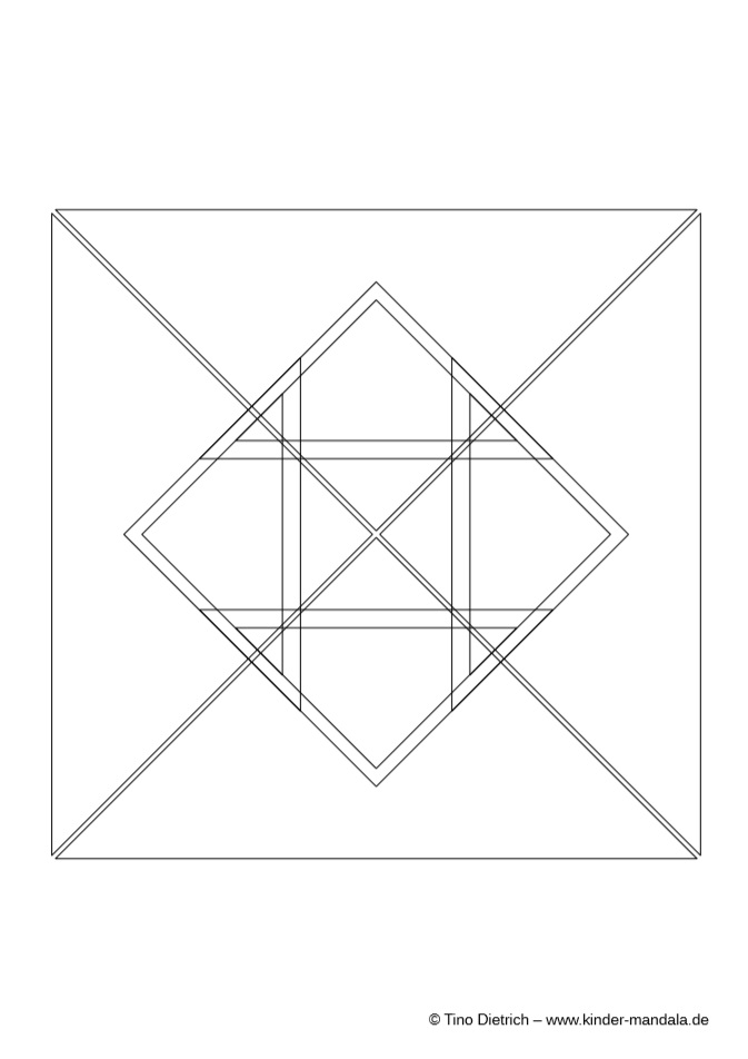 Mandala Dreieck 2