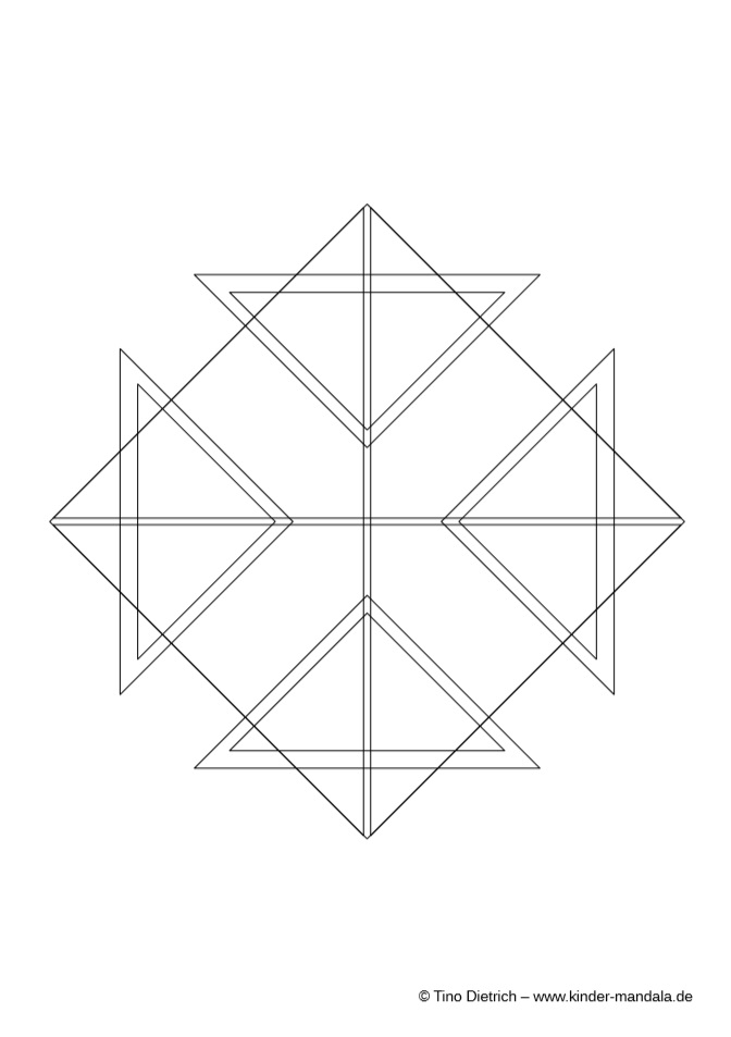 Mandala Dreieck 3
