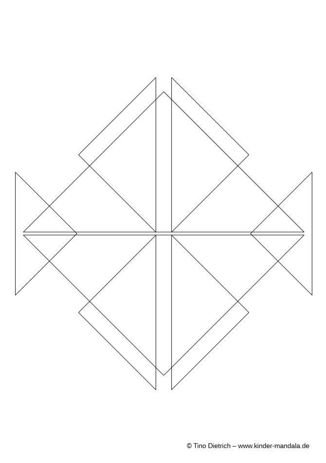 Mandala Dreieck 4